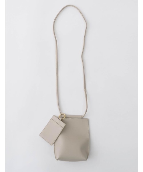 Re:EDIT（リエディ）の「ミニマムショルダーバッグ（ショルダーバッグ・レディース・キャメル/アイボリー/ブラック/ブルー/グリーン/モカ/ライトグレー・FREE）」の19枚目の写真