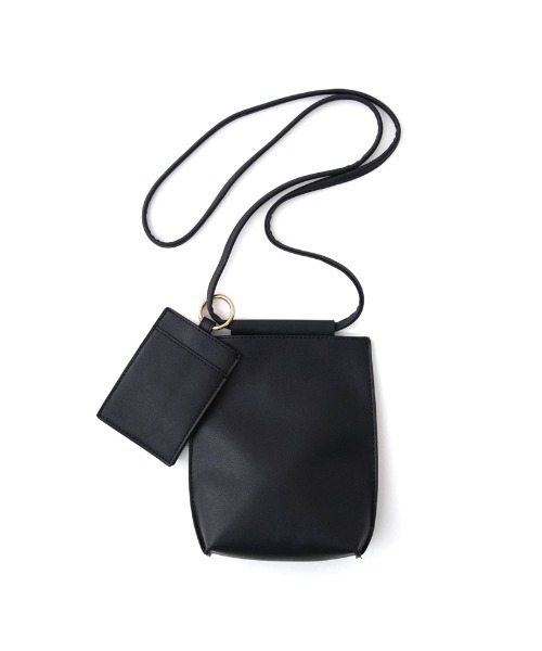 Re:EDIT（リエディ）の「ミニマムショルダーバッグ（ショルダーバッグ・レディース・キャメル/アイボリー/ブラック/ブルー/グリーン/モカ/ライトグレー・FREE）」の22枚目の写真