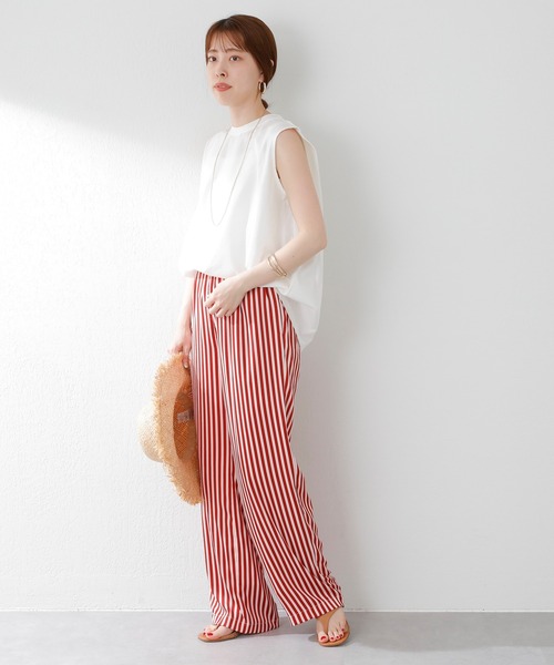 SHENERY（シーナリー）の「シルケットタックカットソー（Tシャツ/カットソー・レディース・グレー系その他/オフホワイト/イエロー・FREE）」の20枚目の写真