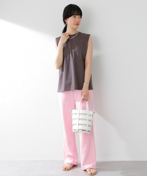 SHENERY（シーナリー）の「シルケットタックカットソー（Tシャツ/カットソー・レディース・グレー系その他/オフホワイト/イエロー・FREE）」の21枚目の写真