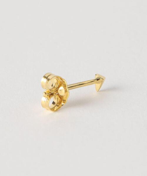 BEAUTY&YOUTH UNITED ARROWS（ビューティーアンドユースユナイテッドアローズ）の「＜BYOKA＞TRIGONAL ゴールドカラー ピアス/1P（ピアス（片耳用）・レディース・ゴールド・FREE）」の2枚目の写真