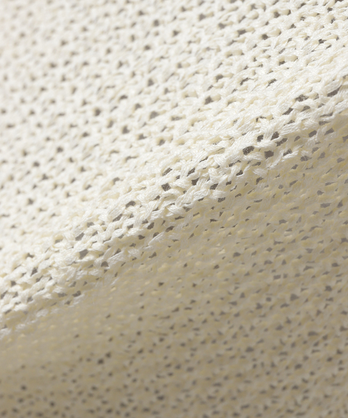 JOURNAL STANDARD J.S HOMESTEAD（ジャーナルスタンダードホームステッド）の「【J.S Homestead】リネン ミックス ストール ニット ベスト（ベスト・メンズ・ライトホワイト/イエロー/ブラック系その他・FREE）」の16枚目の写真