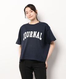 Samansa Mos2 | ロゴプリントゆるTシャツ(Tシャツ/カットソー)