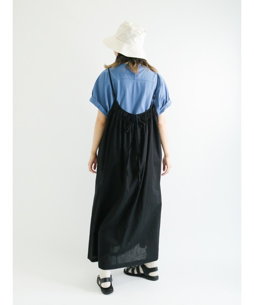 Samansa Mos2（サマンサ モスモス）の「ロゴプリントゆるTシャツ（Tシャツ/カットソー・レディース・キナリ/レッド/グリーン/ネイビー/ブルー/ベージュ・ﾌﾘ-）」の7枚目の写真