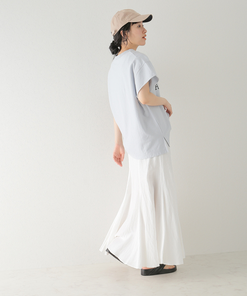 セール】cut off logo Tシャツ（Tシャツ/カットソー）｜Plage