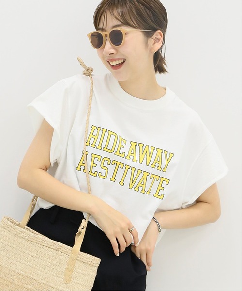 plage（プラージュ）の「cut off logo Tシャツ（Tシャツ