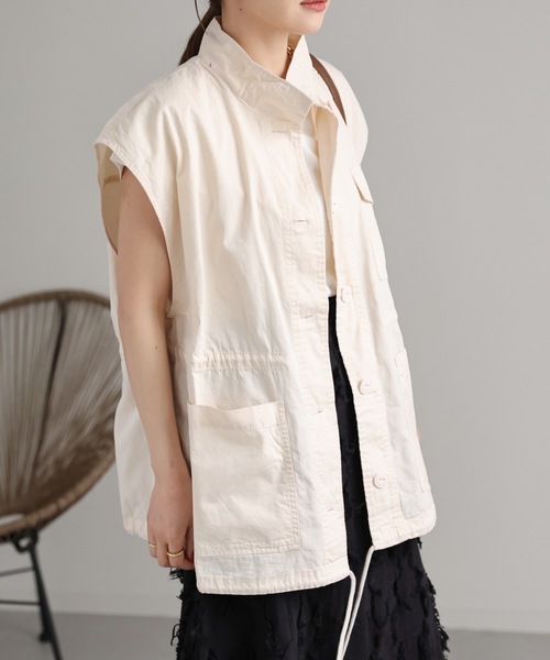新品タグ付17500円 RADIATE コットンミリタリーベスト C-1 Vest コットン ツイル マルチ ポケット ミリタリー ベスト