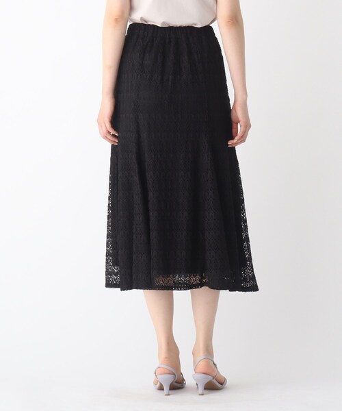 index（インデックス）の「◆ウェービーレースマーメイドスカート【WEB限定サイズ】（スカート・レディース・ブラック/サンドベージュ/ブルー・38/42/36/40）」の6枚目の写真