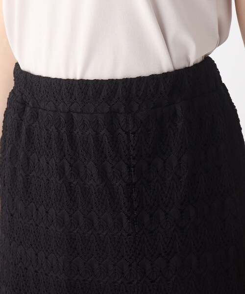 index（インデックス）の「◆ウェービーレースマーメイドスカート【WEB限定サイズ】（スカート・レディース・ブラック/サンドベージュ/ブルー・38/42/36/40）」の7枚目の写真