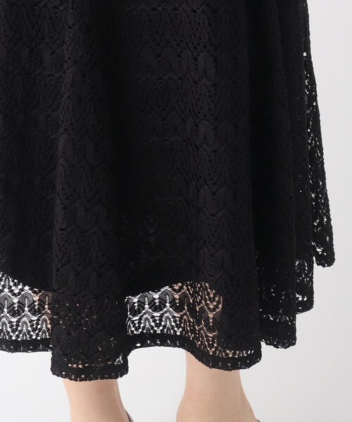 index（インデックス）の「◆ウェービーレースマーメイドスカート【WEB限定サイズ】（スカート・レディース・ブラック/サンドベージュ/ブルー・38/42/36/40）」の8枚目の写真