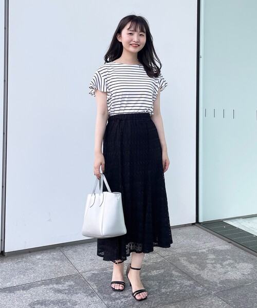 index（インデックス）の「◆ウェービーレースマーメイドスカート【WEB限定サイズ】（スカート・レディース・ブラック/サンドベージュ/ブルー・38/42/36/40）」の15枚目の写真