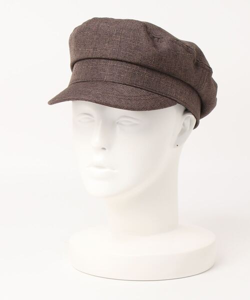 Donnaruma（ドンナルンマ）の「「uccellino be'be'(TWN PEAKS）」ROUGH SIMPLE  CASQUETTE（キャスケット・レディース・ブラウン/ライトベージュ・ONESIZE）」の4枚目の写真
