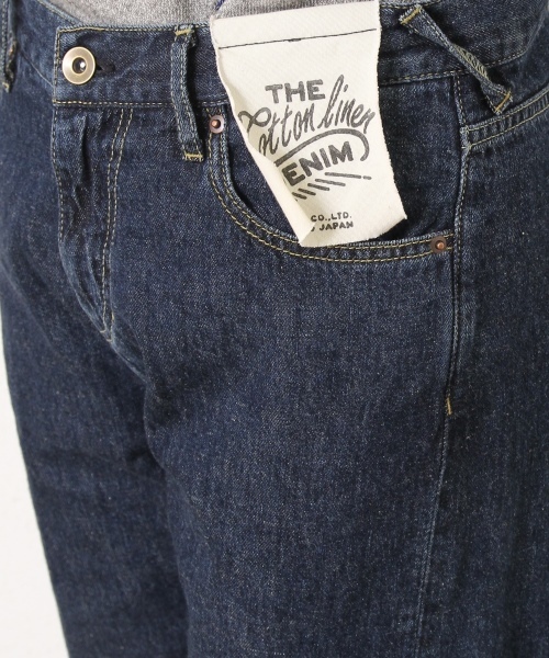 coen（コーエン）の「コットンリネンデニムパンツ（デニムパンツ・レディース・ネイビー・LARGE/MEDIUM/SMALL）」の7枚目の写真