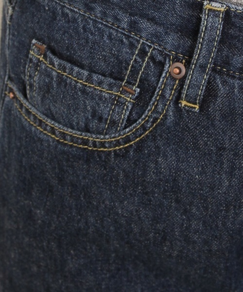 coen（コーエン）の「コットンリネンデニムパンツ（デニムパンツ・レディース・ネイビー・LARGE/MEDIUM/SMALL）」の3枚目の写真