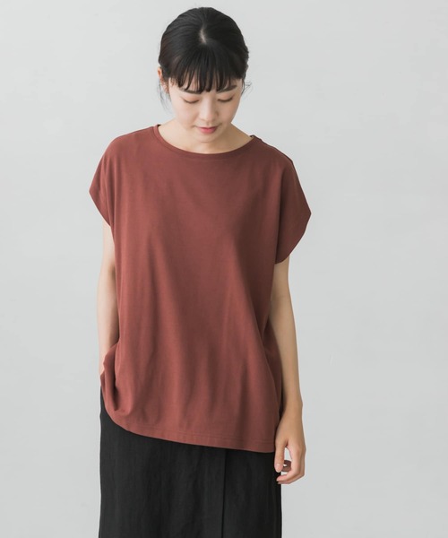 かぐれ（カグレ）の「ドライコットンノースリーブカットソー（T