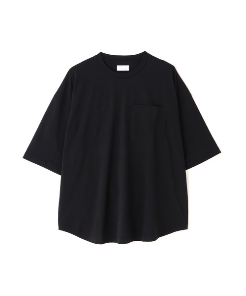 A4A(エーフォーエー)の「A4A(エーフォーエー) 強撚糸ラウンドポケット半袖Tシャツ(Tシャツ/カットソー・メンズ・ホワイト/ブラック/ベージュ/カーキ・M/L)」の10枚目の写真