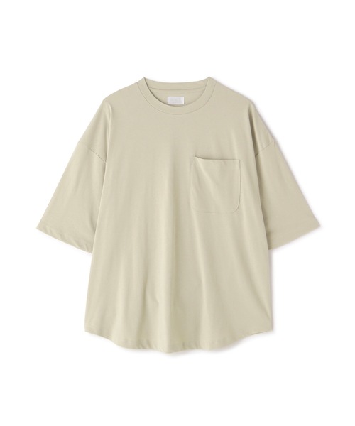 A4A(エーフォーエー)の「A4A(エーフォーエー) 強撚糸ラウンドポケット半袖Tシャツ(Tシャツ/カットソー・メンズ・ホワイト/ブラック/ベージュ/カーキ・M/L)」の15枚目の写真