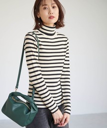 ROPE' PICNIC | 【WEB限定カラー:ベージュ】アンチピリングリブタートルニットプルオーバー(ニット/セーター)