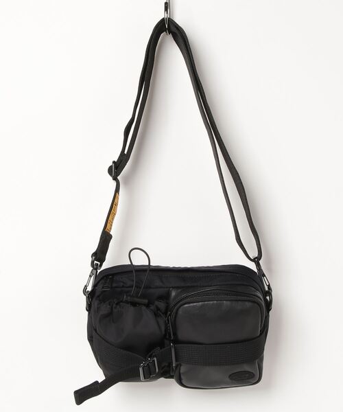 DIESEL（ディーゼル）の「メンズ ナイロン レザー クロスボディバッグ（ボディバッグ/ウエストポーチ・メンズ・ブラック・UNI）」の8枚目の写真