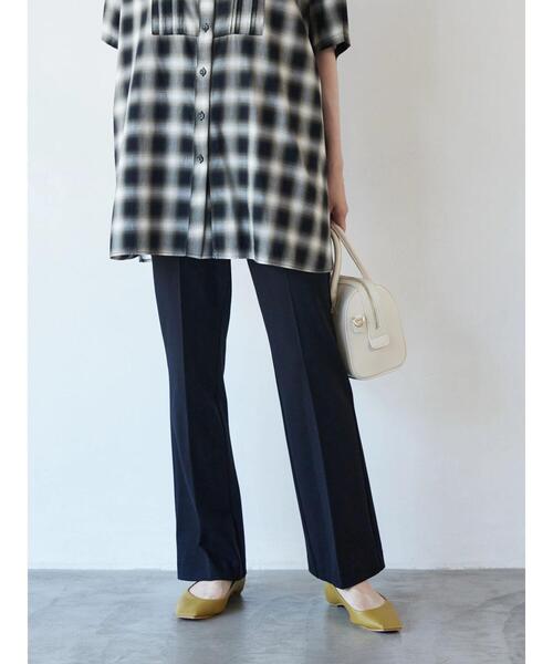 AMERICAN HOLIC（アメリカンホリック）の「美・美・美 ポンチフレアパンツ（その他パンツ・レディース・ブラック/ブラウン/ブルー/グリーン/テラコッタ・XS/L/S/M）」の15枚目の写真