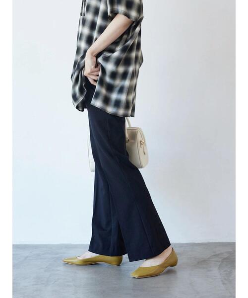 AMERICAN HOLIC（アメリカンホリック）の「美・美・美 ポンチフレアパンツ（その他パンツ・レディース・ブラック/ブラウン/ブルー/グリーン/テラコッタ・XS/L/S/M）」の16枚目の写真