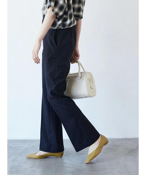 AMERICAN HOLIC（アメリカンホリック）の「美・美・美 ポンチフレアパンツ（その他パンツ・レディース・ブラック/ブラウン/ブルー/グリーン/テラコッタ・XS/L/S/M）」の17枚目の写真