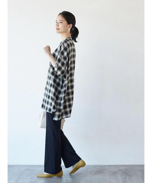 AMERICAN HOLIC（アメリカンホリック）の「美・美・美 ポンチフレアパンツ（その他パンツ・レディース・ブラック/ブラウン/ブルー/グリーン/テラコッタ・XS/L/S/M）」の20枚目の写真