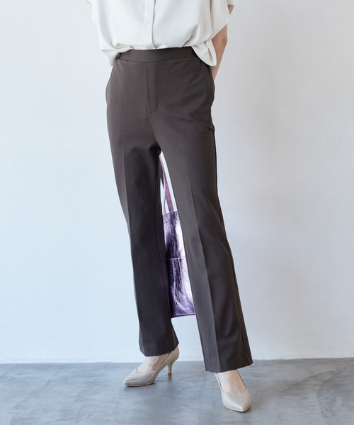 AMERICAN HOLIC（アメリカンホリック）の「美・美・美 ポンチフレアパンツ（その他パンツ・レディース・ブラック/ブラウン/ブルー/グリーン/テラコッタ・XS/L/S/M）」の9枚目の写真