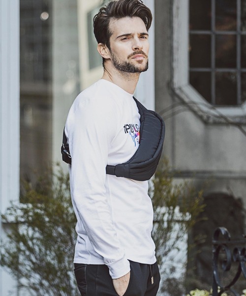 1PIU1UGUALE3  RELAX （ウノピゥウノウグァーレトレ リラックス）の「1PIU1UGUALE3 RELAX(ウノピゥウノウグァーレトレ)サークルロゴボディバッグ（ボディバッグ/ウエストポーチ・メンズ・ブラック・ONE SIZE）」の16枚目の写真