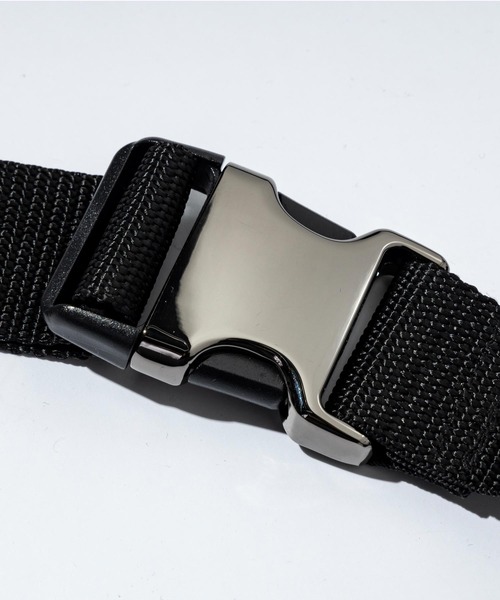 1PIU1UGUALE3  RELAX （ウノピゥウノウグァーレトレ リラックス）の「1PIU1UGUALE3 RELAX(ウノピゥウノウグァーレトレ)サークルロゴボディバッグ（ボディバッグ/ウエストポーチ・メンズ・ブラック・ONE SIZE）」の3枚目の写真