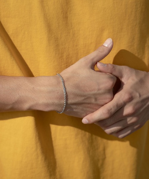 #Re:room（リルーム）の「SILVER925 ウエーブアイコンカットケーブルチェーンブレスレット（ブレスレット・メンズ・ゴールド/シルバー・FREE）」の7枚目の写真