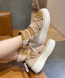 ASH | 【MOVE】かぎ編みニットブーツ(ブーツ)