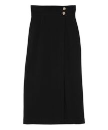 レイヤードスリットスカート