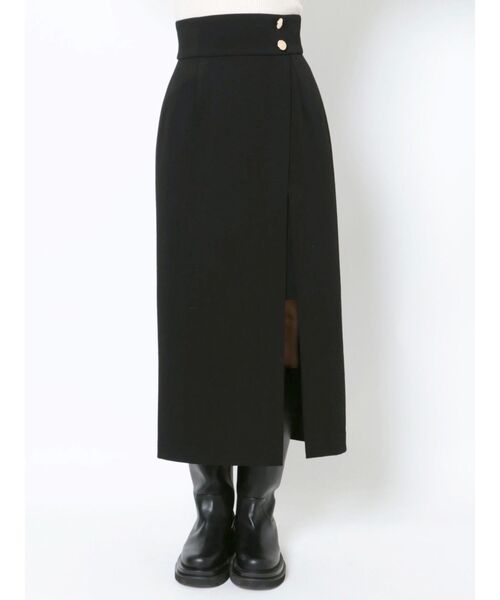 LAGUNAMOON（ラグナムーン）の「レイヤードスリットスカート（スカート・レディース・ブラック/カーキ・SMALL/MEDIUM）」の11枚目の写真