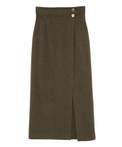 LAGUNAMOON（ラグナムーン）の「レイヤードスリットスカート（スカート・レディース・ブラック/カーキ・SMALL/MEDIUM）」の5枚目の写真