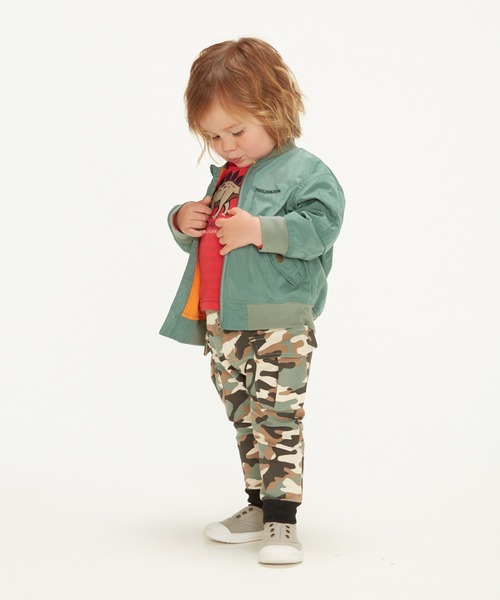 Moujonjon(ムージョンジョン)の「柄込アップリケ接結Tシャツ(Tシャツ/カットソー・キッズ・ブルー系その他/ロイヤルブルー/レッド/ブラック・110/80/90/130/100/120)」の11枚目の写真