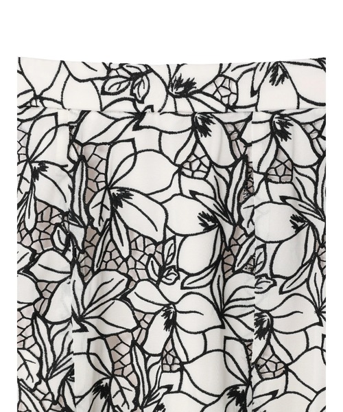 DURAS（デュラス）の「カットワーク刺繍マーメイドスカート（スカート・レディース・ブラウン/グリーン/アイボリー・SMALL/MEDIUM）」の18枚目の写真