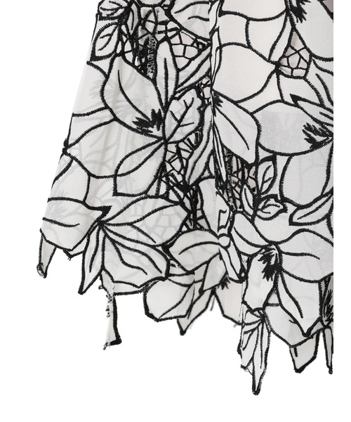 DURAS（デュラス）の「カットワーク刺繍マーメイドスカート（スカート・レディース・ブラウン/グリーン/アイボリー・SMALL/MEDIUM）」の10枚目の写真