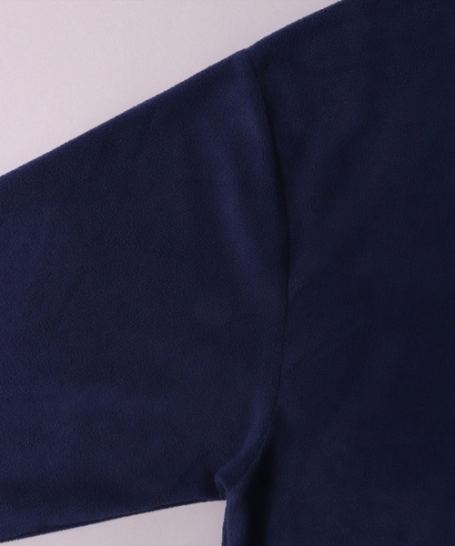 BAYBLO（ベイブロ）の「(DV)【ユニセックス】ライン入り マイクロフリース スウェット プルオーバー（スウェット・メンズ・ブラック/チャコールグレー/ダークグリーン/ベージュ/ネイビー/グレイッシュベージュ・LARGE/MEDIUM/X-LARGE）」の18枚目の写真