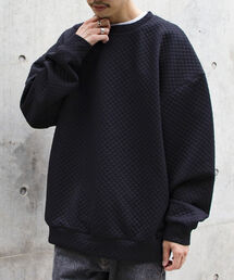 GLOSTER | 【GLOSTER/グロスター】キルティングスウェット プルオーバー(スウェット)
