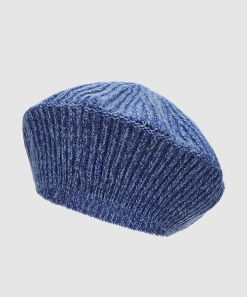 GANNI(ガニー)の「Structured Rib Beret(ハンチング/ベレー帽・レディース・ブラック系その他/ライラック/ブルー/ブラック・ONE SIZE)」の4枚目の写真