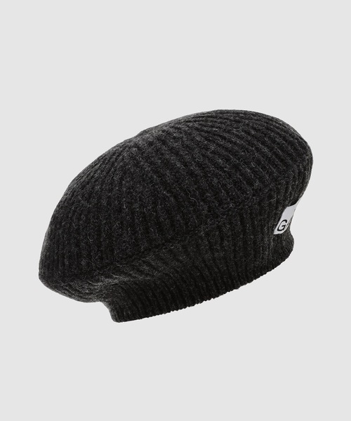 GANNI(ガニー)の「Structured Rib Beret(ハンチング/ベレー帽・レディース・ブラック系その他/ライラック/ブルー/ブラック・ONE SIZE)」の5枚目の写真