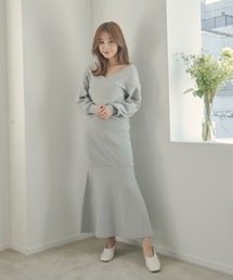 カシュクールニットセット