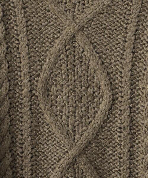 FOG ESSENTIALS(エフオージーエッセンシャルズ)の「<FEAR OF GOD ESSENTIALS> CABLE KNIT/ニット(ニット/セーター・メンズ・ブラック/オリーブ/クリーム・L/M/S)」の9枚目の写真