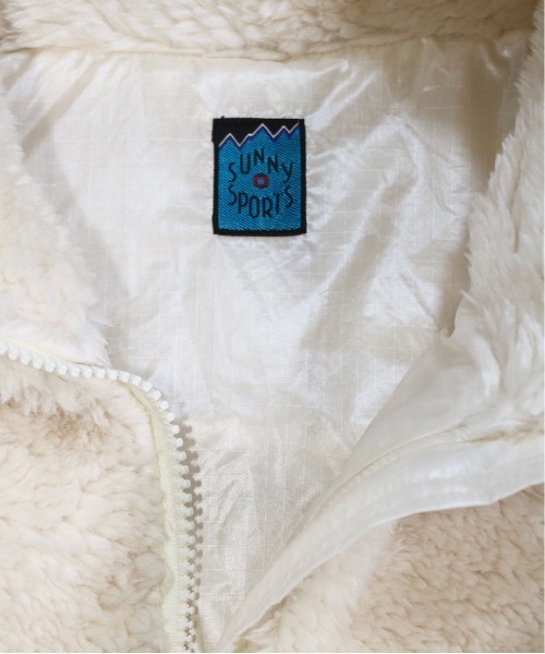 SUNNY SPORTS(サニースポーツ)の「SUNNY SPORTS/サニースポーツ BIGGEST FLEECE VEST TYPE-1ビッゲストフリースベストタイプ1ユニセックス(ベスト・メンズ・ホワイト/ブラック/ベージュ・FREE/MEDIUM)」の9枚目の写真