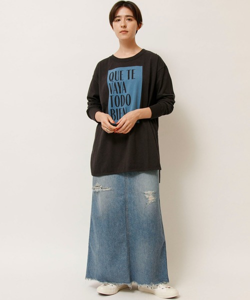 Johnbull(ジョンブル)の「10.5オンスハードワーカーデニムスカート(デニムスカート・レディース・インディゴブルー・SMALL/MEDIUM)」の5枚目の写真