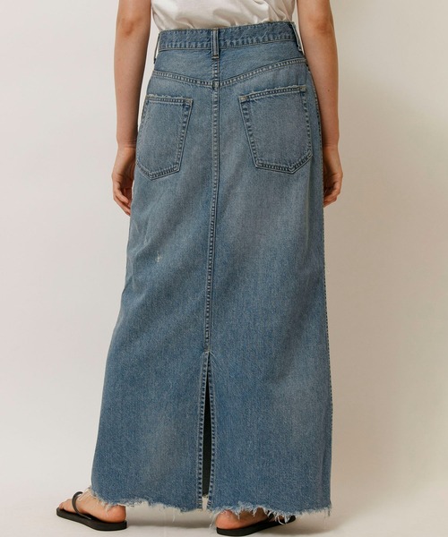 Johnbull(ジョンブル)の「10.5オンスハードワーカーデニムスカート(デニムスカート・レディース・インディゴブルー・SMALL/MEDIUM)」の4枚目の写真