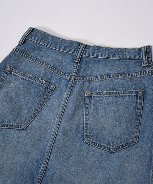 Johnbull(ジョンブル)の「10.5オンスハードワーカーデニムスカート(デニムスカート・レディース・インディゴブルー・SMALL/MEDIUM)」の9枚目の写真