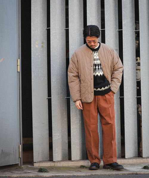 BEAMS(ビームス)の「BEAMS / カルゼ 2プリーツ チノパンツ(スラックス・メンズ・ライトブラウン/ブラック/ブルー系その他2・S/M/L/XL)」の14枚目の写真