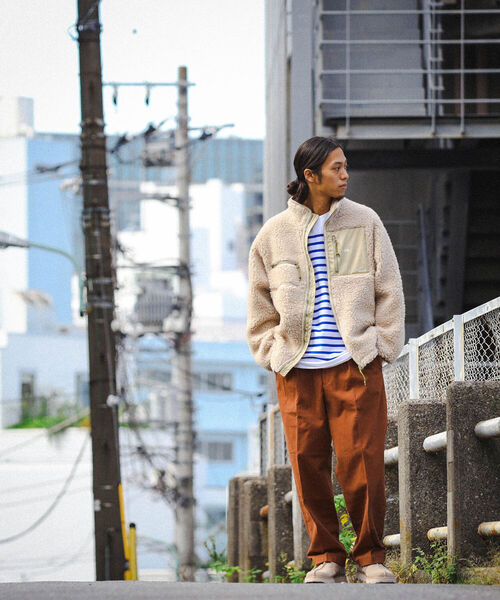 BEAMS(ビームス)の「BEAMS / カルゼ 2プリーツ チノパンツ(スラックス・メンズ・ライトブラウン/ブラック/ブルー系その他2・S/M/L/XL)」の6枚目の写真